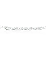 Bling Jewelry Twisted Bead Snake Chain Anklet Ankle Bracelet Sterling Silver 9-10"