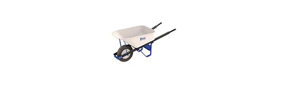 Bon 84-974 Barrow - Steel Tray - 6 Cubic Feet - Single Flat Free Tire - Steel Handle