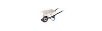 Bon 84-974 Barrow - Steel Tray - 6 Cubic Feet - Single Flat Free Tire - Steel Handle
