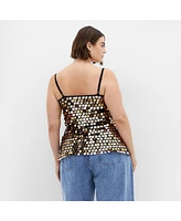 City Chic Plus Disco Top