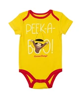 Curious George Baby Boys 2 Pack Bodysuits