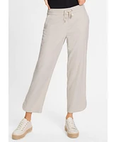 Olsen Women's Mona Fit Pull-On Linen Blend Pant