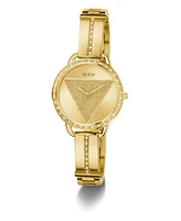 Guess Women's Analog Gold-Tone Stainless Steel Watch, 30mm