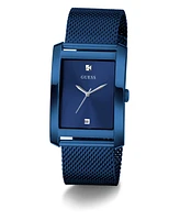 Guess Men's Analog Blue Mesh Watch, 34mm