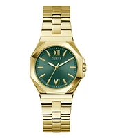 Guess Women's Analog Gold-Tone Stainless Steel Watch, 34mm