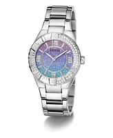 Guess Women's Analog Silver Tone Stainless Steel Watch, 36mm