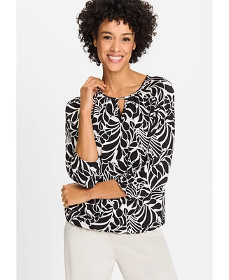 Olsen Women's Statement Leaf Print