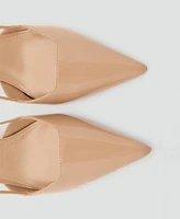 Mango Women's Patent Leather Effect Heeled Shoes