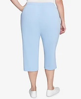 Ruby Rd. Plus Elastic Waist Pull-On French Terry Capri Pants