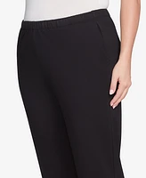 Ruby Rd. Plus Elastic Waist Pull-On French Terry Capri Pants