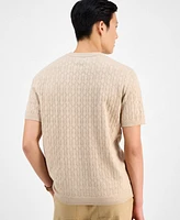 Alfani Men's Textured Sweater T-Shirt, Exclusively at Macy's