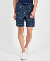 Alfani Men's Abstract-Print Shorts, Exclusively at Macy's