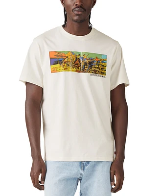 Levi's Men's Relaxed Fit Short Sleeve Logo Graphic Crewneck T-Shirt
