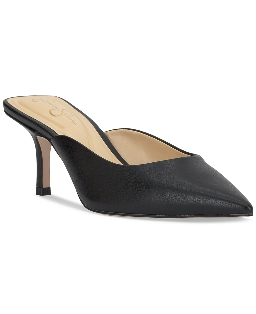 Jessica Simpson Women's Belvaen Mid-Heel Mule Pumps