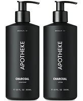 Apotheke 2-Pc. Charcoal Liquid Soap & Lotion Set