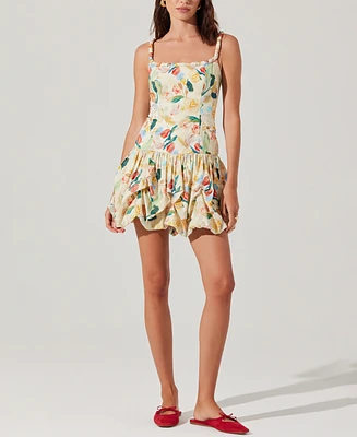 Astr the Label Women's Keyla Bubble-Hem Minidress