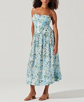 Astr the Label Women's Capria Pleated Midi Dress