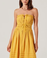 Astr the Label Women's Aubrie Strapless Midi Dress