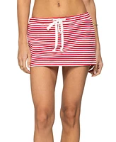 Edikted Women's Psalm Striped Mini Skort