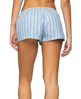 Edikted Women's Birkley Striped Shorts