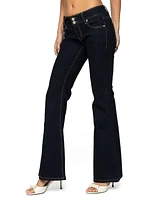 Edikted Women's Tilda Low Rise Flared Jeans