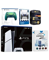 Sony Playstation 5 Slim Digital with Extra Volcanic Red Controller
