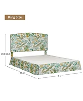 Modern Justus Upholstered Platform Bed-kb