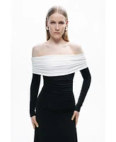 Nocturne Women's Contrast Color Maxi Dress