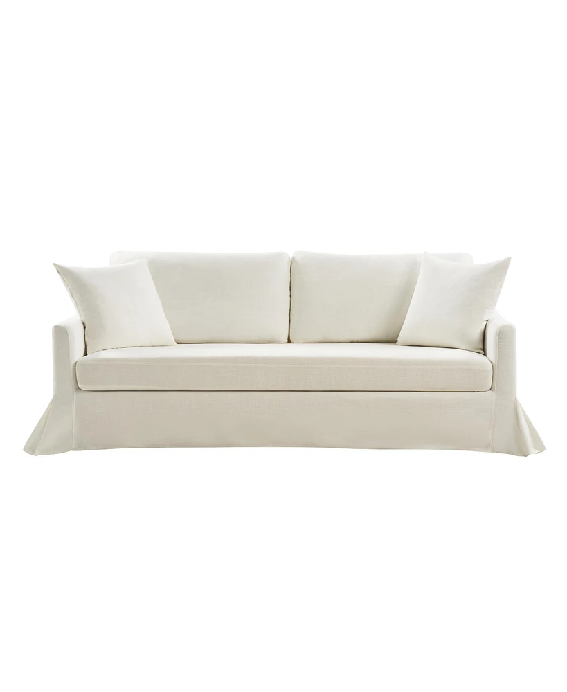 Farmhouse Patrice 80.7" Slipcovered Sofa