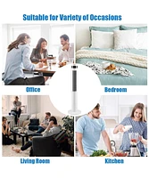 Antarctic Star Tower Fan Portable Electric Oscillating Fan Quiet Cooling Remote Control Standing Bladeless Floor Fans 3 Speeds Wind Modes Timer Bedroo