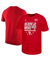 Nike Big Boys and Girls Red Houston Cougars 2025 Ncaa Men's Basketball Tournament March Madness Final Four Locker Room T-Shirt