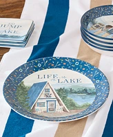 Certified International Wake At The Lake Round Platter
