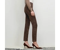 Carlisle Women's Brown Suede Leggings Catwalk
