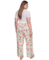 Karl Lagerfeld Paris Plus Conversational Soft Pants