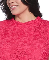 Rafaella Plus Scalloped Lace Sleeveless Top