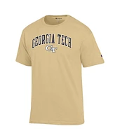 Champion Men's Gold Georgia Tech Yellow Jackets Arch Over Logo T-Shirt