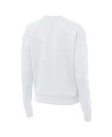 Antigua Women's White Pittsburgh Steelers Victory Pullover Sweatshirt