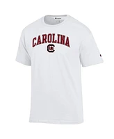 Champion Men's White South Carolina Gamecocks Arch Over Logo T-Shirt