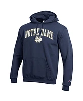 Champion Men's Navy Notre Dame Fighting Irish Arched Logo Fleece Pullover Hoodie