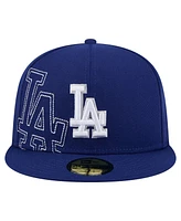New Era Men's Royal Los Angeles Dodgers Yarn Stitch 59FIFTY Fitted Hat
