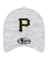 New Era Men's White Pittsburgh Pirates Graded 39THIRTY Stretch Fit Hat