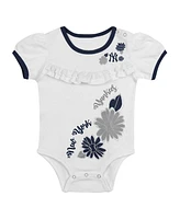Outerstuff Infant 3-Piece White New York Yankees Sweet Catcher Headband and Skirt Set