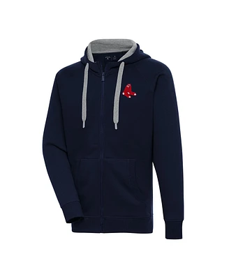 Antigua Men's Navy Boston Red Sox Big Tall Victory Full-Zip Hoodie Jacket