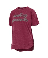 Pressbox Women's Garnet South Carolina Gamecocks Poncho T-Shirt