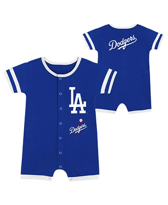 Outerstuff Infant 2-Piece Blue Los Angeles Dodgers Double Hit Coverall Set