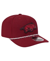 New Era Men's Cardinal Arkansas Razorbacks Game Day Multi-Rope 9SEVENTY Stretch-Snap Hat