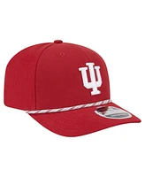 New Era Men's Crimson Indiana Hoosiers Game Day Multi-Rope 9SEVENTY Stretch-Snap Hat