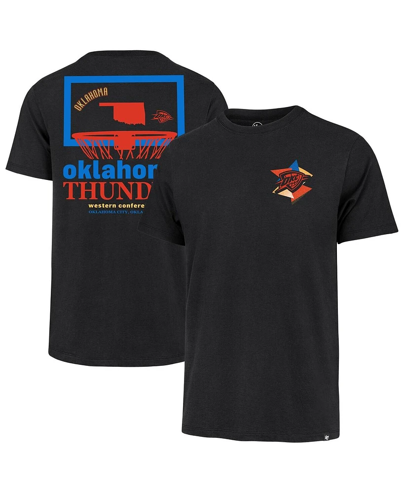 '47 Brand Men's Black Oklahoma City Thunder Edition Backboard T-Shirt