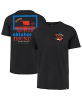 '47 Brand Men's Black Oklahoma City Thunder Edition Backboard T-Shirt