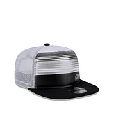 New Era Men's Black Chicago White Sox Team Horizon 9FIFTY A-Frame Trucker Snapback Hat